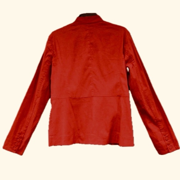 Eileen Fisher Italian Linen Blend Peplum Jacket | XS - Picture 5 of 11